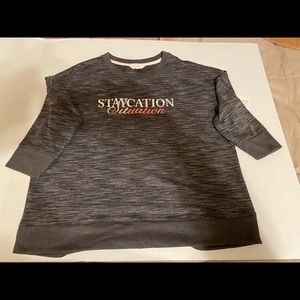 Brand New Secret Treasures  grey long sleeve top